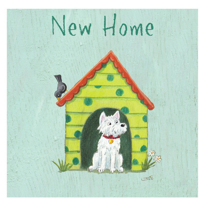 Dog - New Home Greeting card