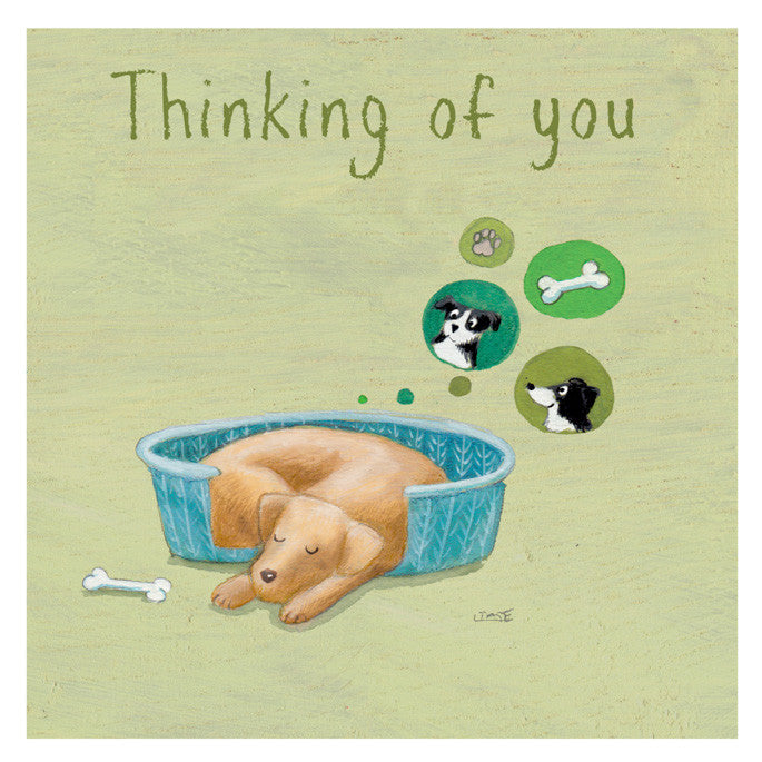 Dog - Thinking of You Greeting card