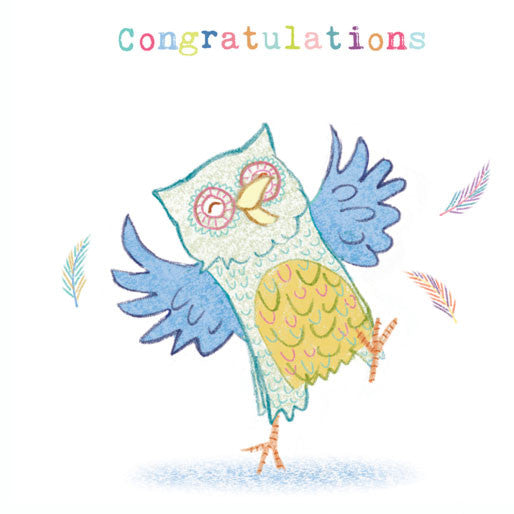 Owl - Congratulations Greeting card