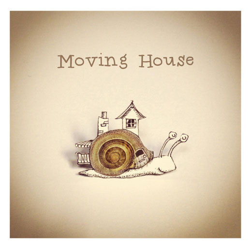 Snail - Moving House Greeting card
