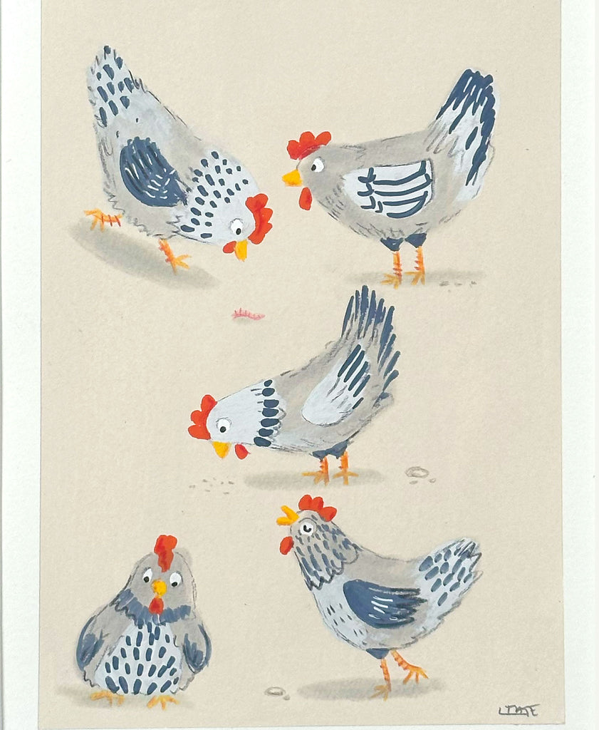 Speckled Chickens