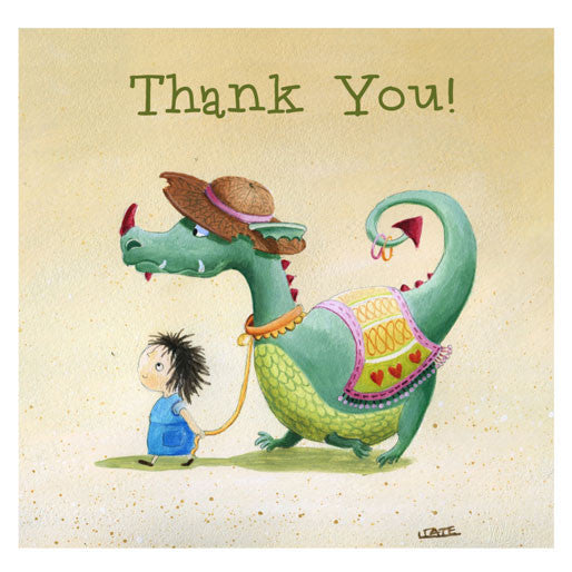 Dragon - Thank You Greeting card
