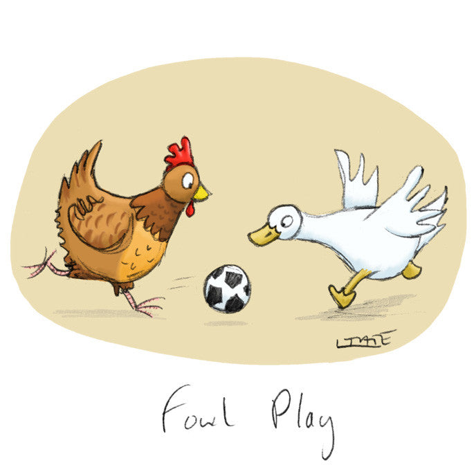 Fowl Play Greeting card