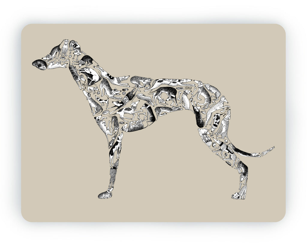 Greyhound Table Mat