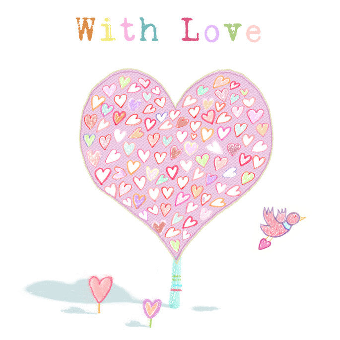 With Love Greeting card