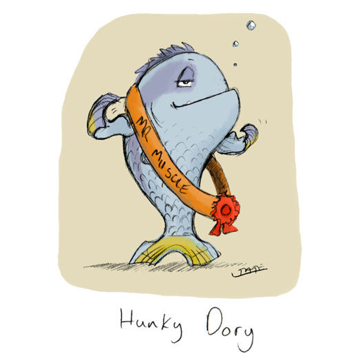 Hunky Dory Greeting card