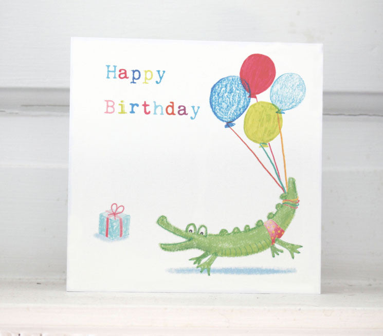 Crocodile - Happy Birthday Greeting card