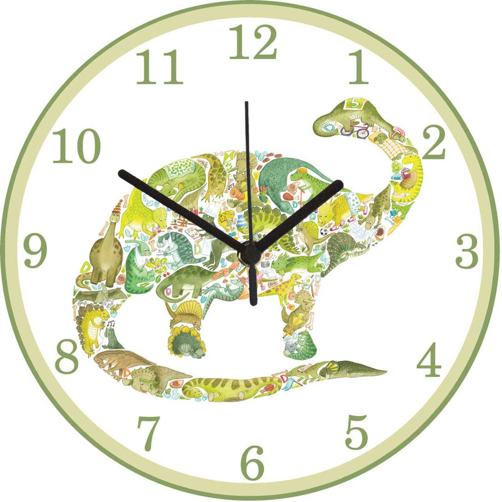 Dinosaur wall clock