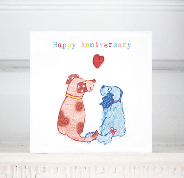Dogs - Happy Anniversary Greeting card