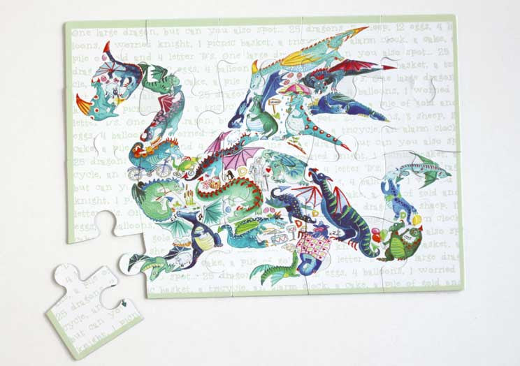20 piece Dragon jigsaw