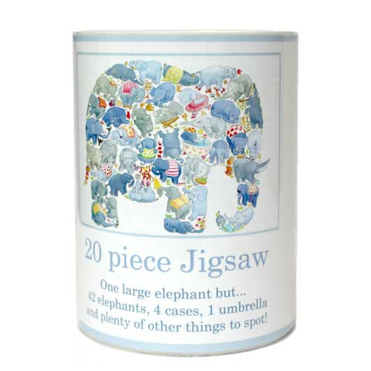20 piece Elephant jigsaw
