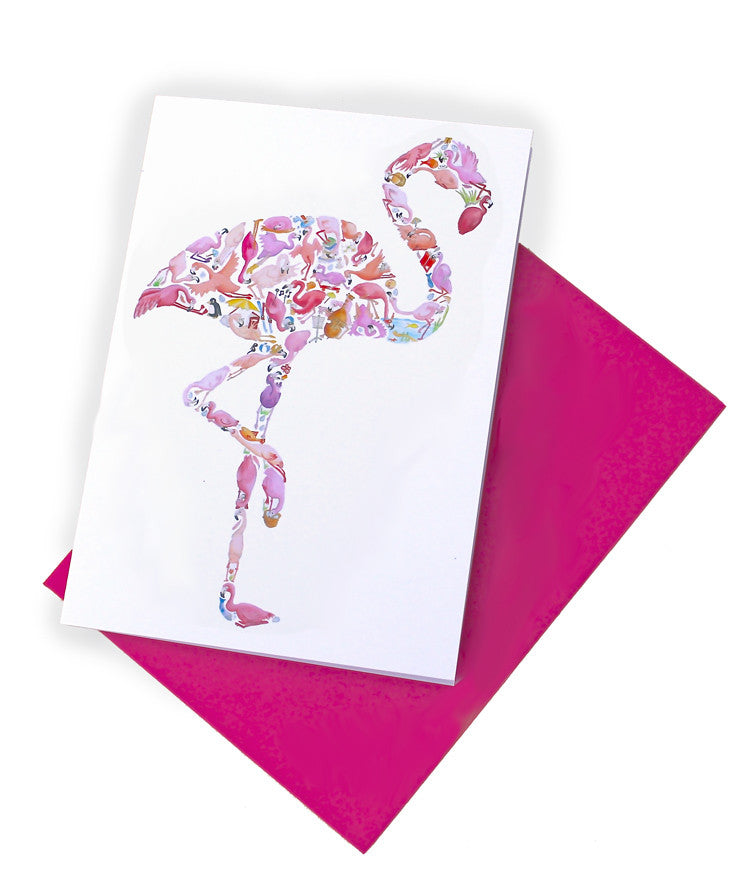 Flamingo Greeting card