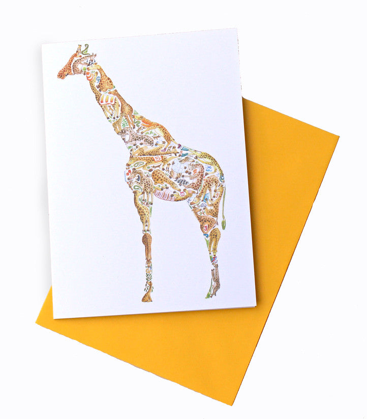 Giraffe Greeting card