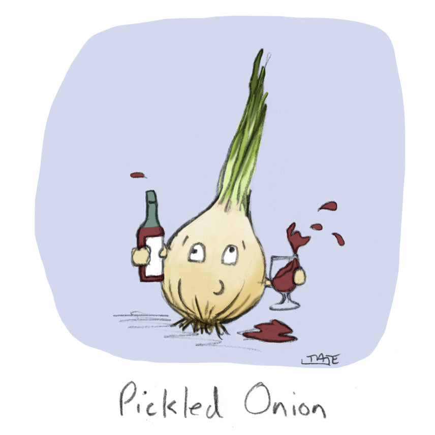 Pickled Onion Greeting card
