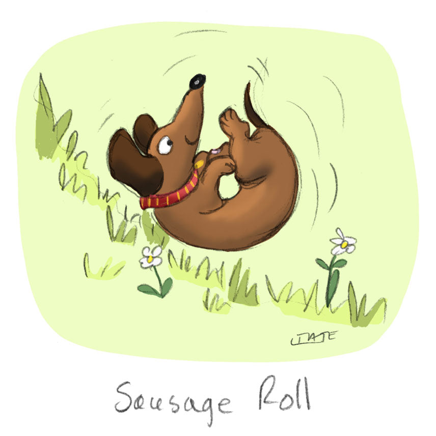 Sausage Roll Greeting card